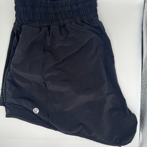 Lululemon Hotty Hot Shorts. Color: Black Size:10. 4 inch. High rise.